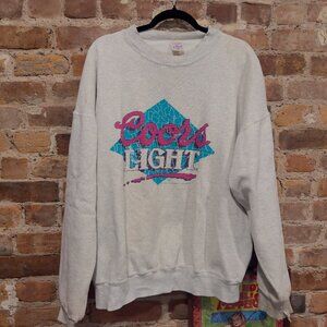1992 VINTAGE COORS LIGHT RETRO CREWNECK